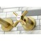 Kingston Brass KS8057ZX Wall Mount Tub Faucet, Brushed Brass KS8057ZX - alternate 2